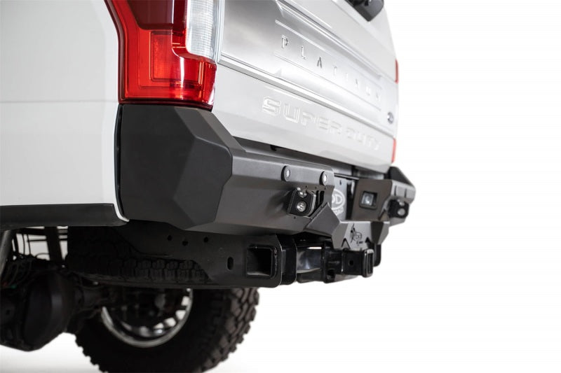 Addictive Desert Designs R160051280103 17-20 Ford Super Duty Bomber HD Rear Bumper w/ Mounts For Cube Lights