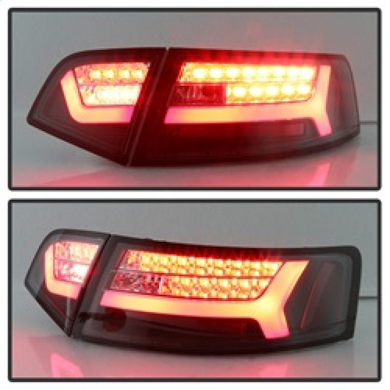 SPYDER 5085160 Spyder 09-12 Audi A6 LED Tail Lights - Black (ALT-YD-AA609-LED-BK)