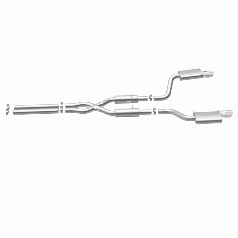 Magnaflow 15494 MagnaFlow 11-12 Dodge Charger SRT-8 Hemi Dual Split Rear Exit Stainless Cat-Back Performance Exhaust