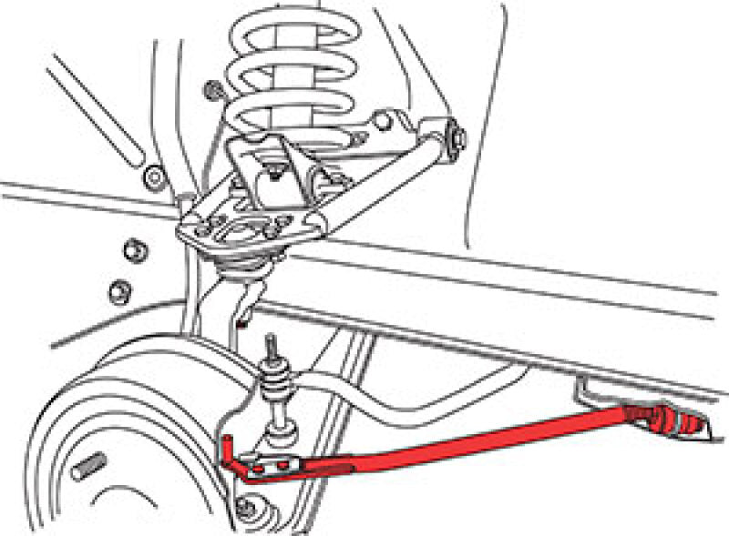 SPC Performance 94230 68-73 Ford Mustang Adj. Caster Rods