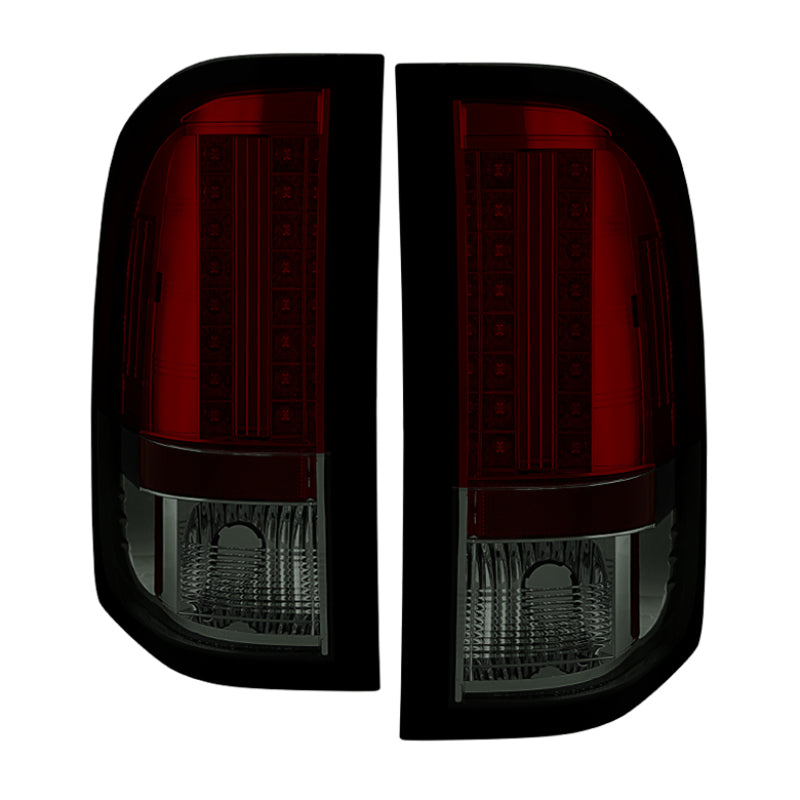 SPYDER 5001801 Spyder Chevy Silverado 07-13 LED Tail Lights Red Smoke ALT-YD-CS07-LED-RS