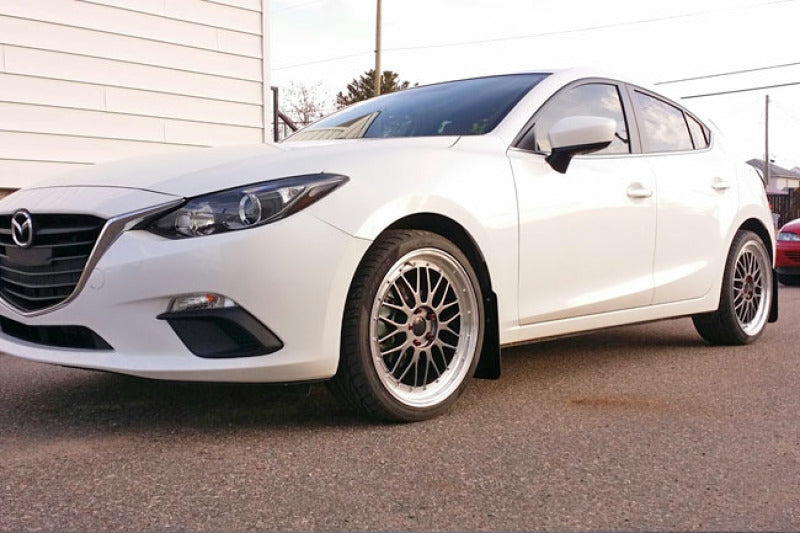 Rally Armor MF31-UR-BLK/GRY 14-18 Mazda3/Speed3 Black UR Mud Flap w/ Grey Logo