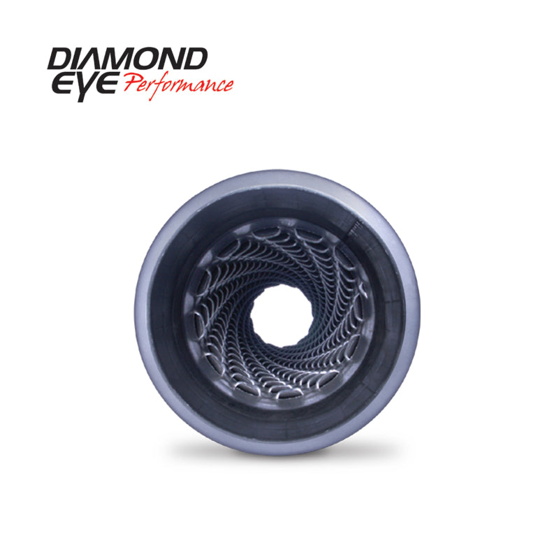 Diamond Eye Performance 400405 Diamond Eye RESONATOR 4in W/ ENDS (CLAMPED) AL