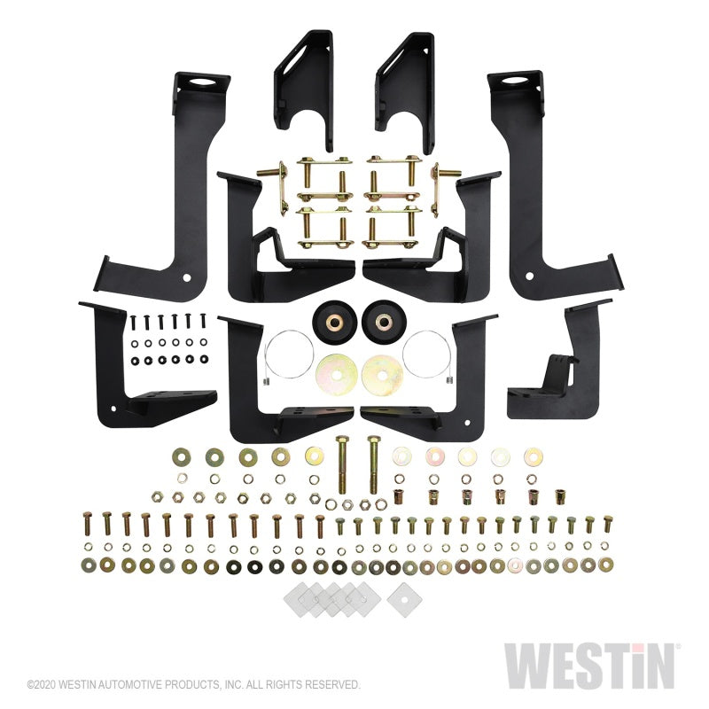 Westin 56-5347852 19-20 RAM 2500/3500 HDX Stainless Drop W2W Nerf Step Bars - Textured Black