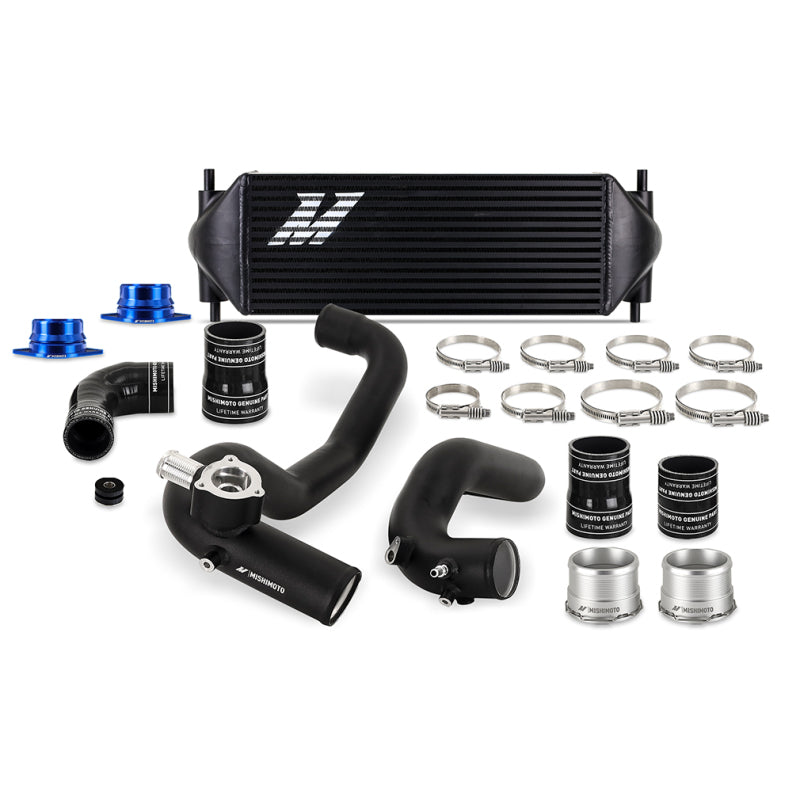 Mishimoto MMINT-BR23-21KBBK 2021+ Ford Bronco 2.3L Intercooler Kit - Black Pipes/Black Core