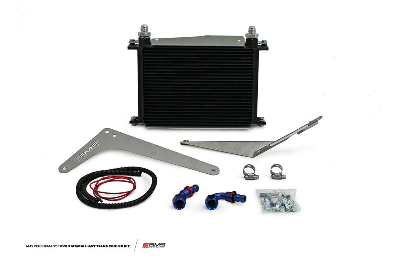 AMS AMS.04.02.0001-1 Performance 08-15 Mitsubishi EVO X MR/Ralliart SST Transmission Oil Cooler Kit