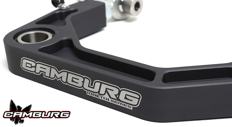 Camburg CAM-310184-GRY Toyota Tacoma 05-23 / 4-Runner 03-23 / FJ 07-14 KINETIK V2 Billet Uniball Upper Arms