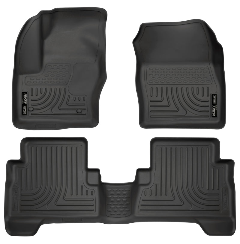 Husky Liners 99741 2013 Ford Escape WeatherBeater Combo Black Floor Liners