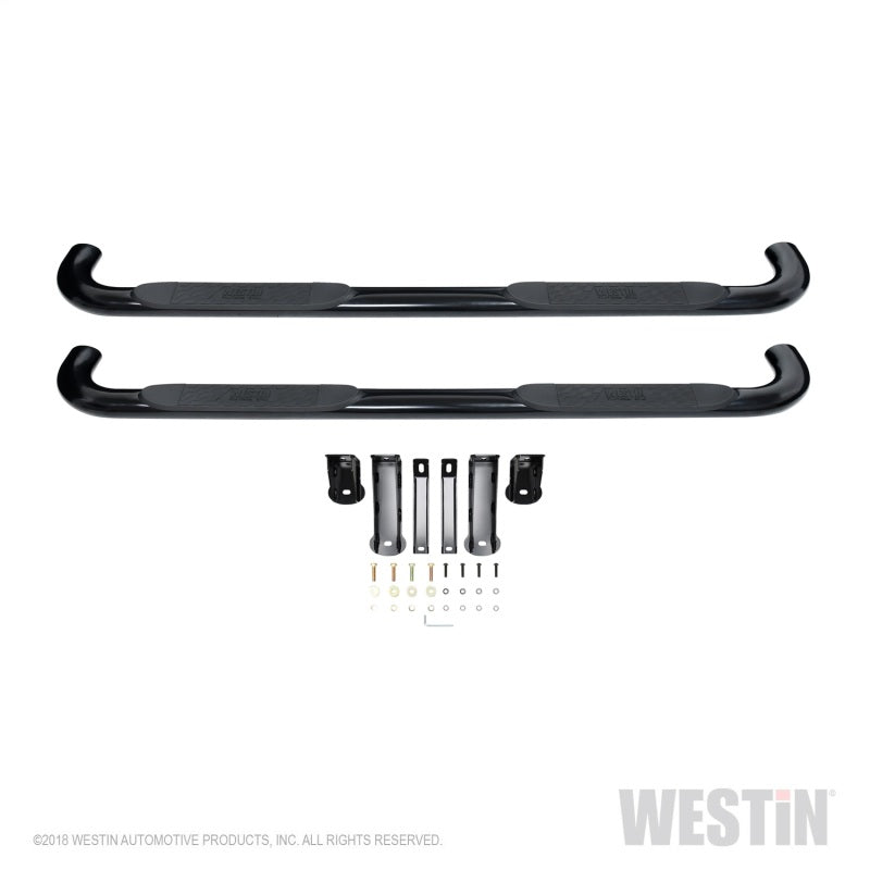 Westin 21-4135 2019 Chevrolet Silverado/Sierra 1500 Crew Cab Platinum 4 Oval Nerf Step Bars - Black