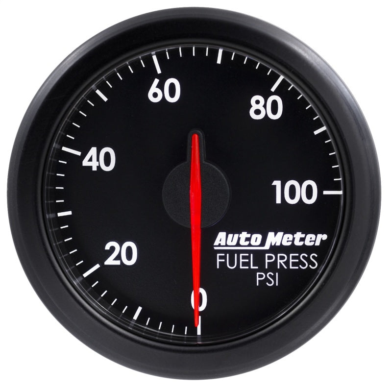AutoMeter 9171-T Autometer Airdrive 2-1/6in Fuel Pressure Gauge 0-100 PSI - Black