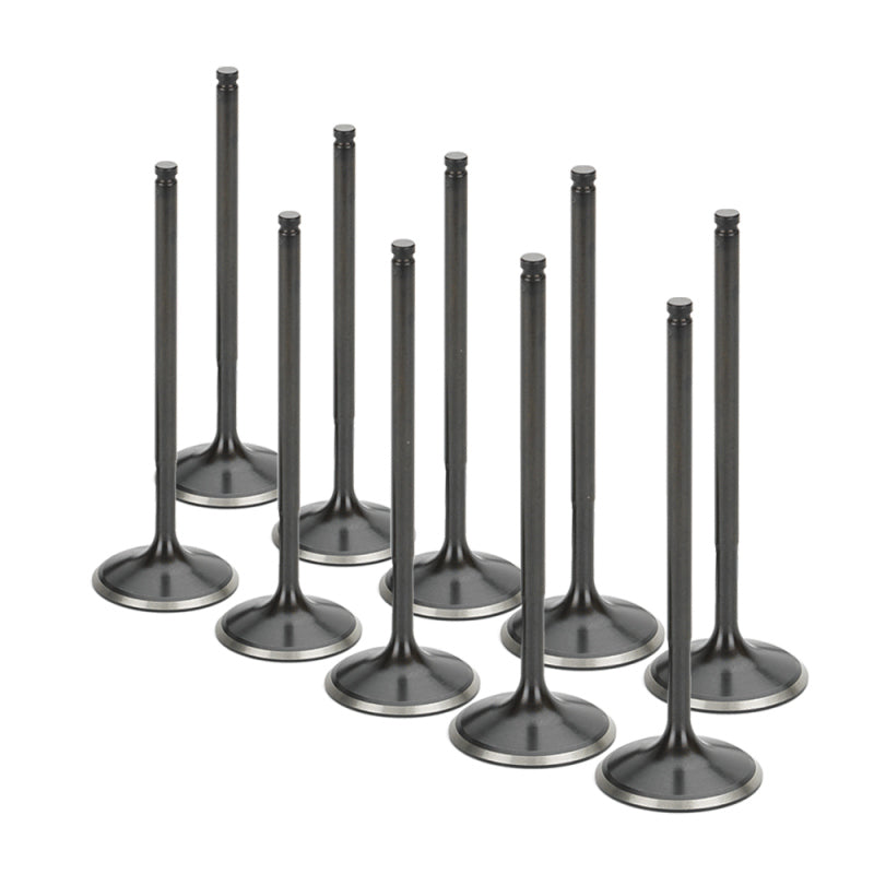 Supertech VWIVN-1034-10 VW 2.0L 16V 32x6.95x95.5mm Dish Black Nitrided Intake Valve - Set of 10
