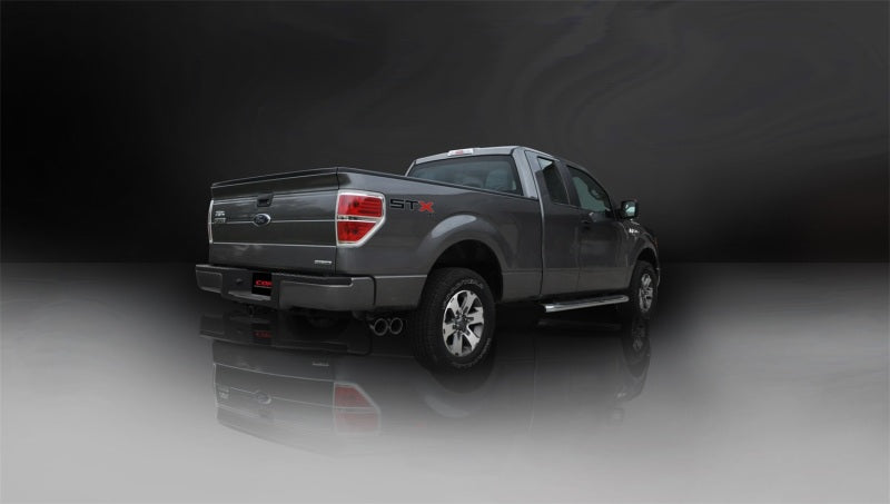 CORSA Performance 14393BLK Corsa 2011-2014 Ford F-150 5.0L V8 Black Sport Cat-Back Exhaust