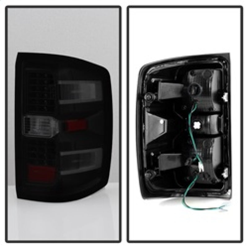 SPYDER 9036552 xTune Chevy 1500 14-16 / Silverado 2500HD/3500HD LED Tail Lights - Black Smoked ALT-JH-CS14-LED-BSM