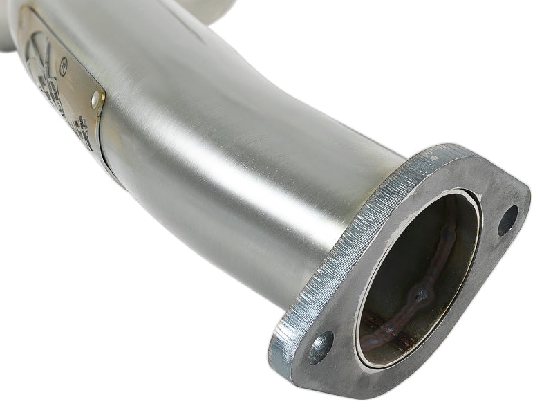 aFe 49-36130NM-B Takeda 2.5in 304 SS Axle-Back Exhaust w/ Black Tips 16-18 Infiniti Q50 V6-3.0L (tt)