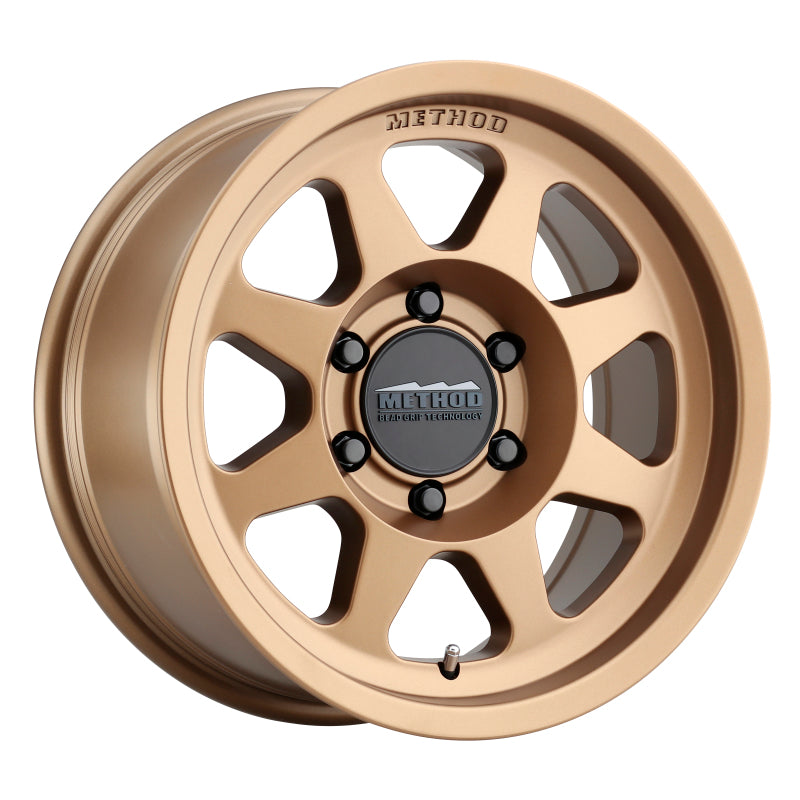 Method Wheels MR70177563950 Method MR701 17x7.5 +50mm Offset 6x130 84.1mm CB Method Bronze Wheel