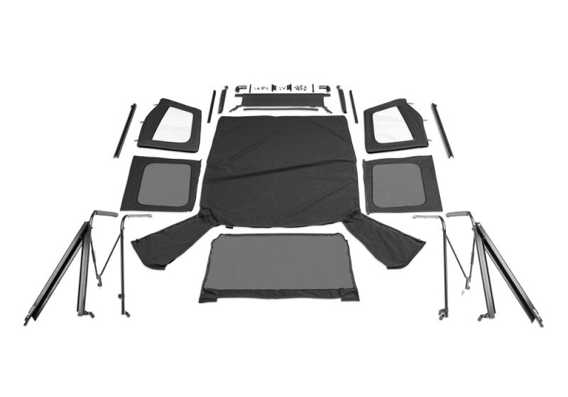 Rampage 68215 1976-1983 Jeep CJ5 Complete Top - Black Denim
