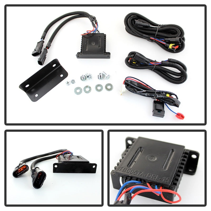 SPYDER 5077738 Spyder Toyota Tundra 07-13 Daytime LED Running Lights wo/switch Silver FL-DRL-TTU07-SIL