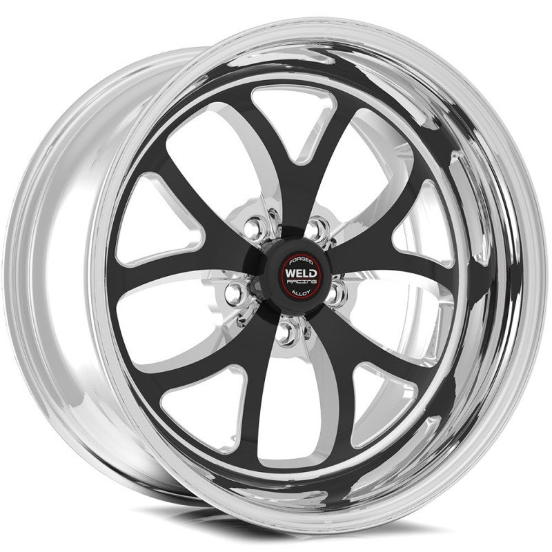 Weld 76HB7100C72F S76 17x10 / 5x5 BP / 7.2in. BS Black Wheel (High Pad) - Single Beadlock