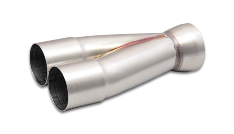 Vibrant 10355 2-1 SS Merge Collectors (2in Inlet Slipover ID 2-1/2in Outlet OD) - Sold Individually