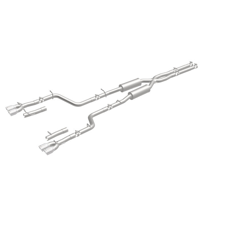 Magnaflow 19217 MagnaFlow Cat-Back, SS, 2.5in, Quad Split Rear 3.5in Tip 2015 Dodge Challenger 3.6L V6
