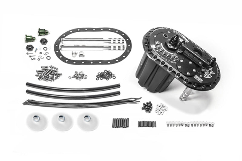 Radium Engineering 20-1993-00 FCST-X Brushless Ti Automotive E5LM Fuel Cell Surge Tank (Pumps NOT Included)