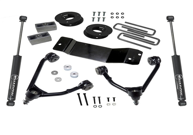Superlift 3700 07-16 Chevy Silv 1500 4WD 3.5in Lift Kit w/ Cast Steel Control Arms & Rear Shocks