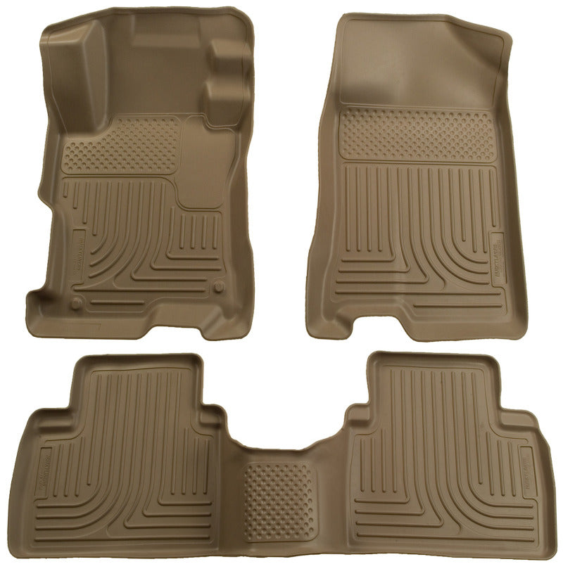 Husky Liners 98523 04-09 Toyota Prius WeatherBeater Combo Tan Floor Liners