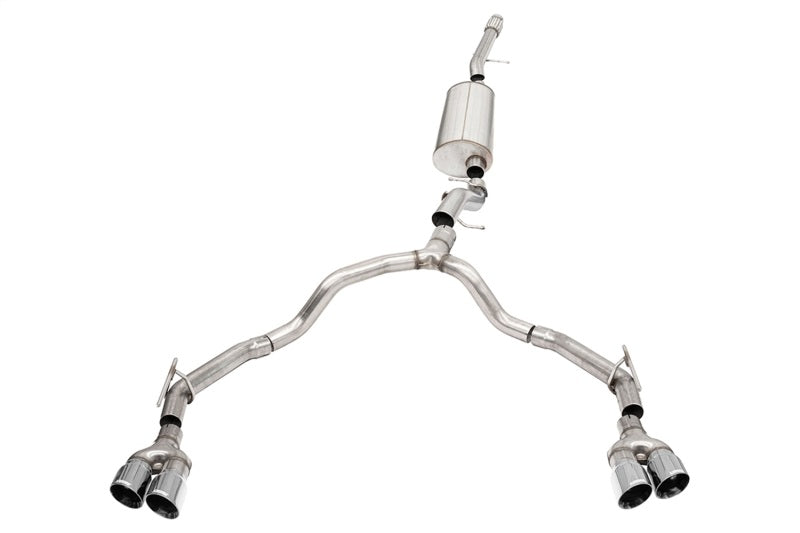 CORSA Performance 21130 Corsa 2021-2025 Suburban/GMC Yukon XL 6.2L 4WD Dual Rear 3/2.75in Sport Cat-Back DW 4in Pol Tips