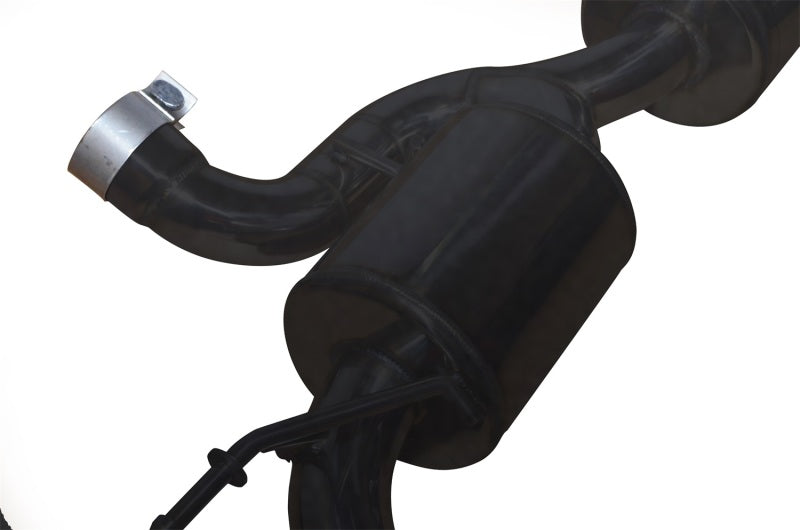 Injen SES5004BLK 07-17 Jeep Wrangler JK 3.6L/3.8L 63mm Stealth Black Axle-back Exhaust w/ 4in Black Tips