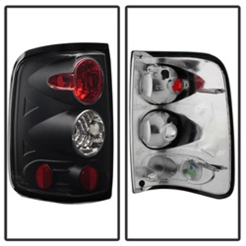 SPYDER 5003195 Spyder Ford F150 side 04-08 (Not Fit Heritage & SVT)Euro Tail Lights Blk ALT-YD-FF15004-BK