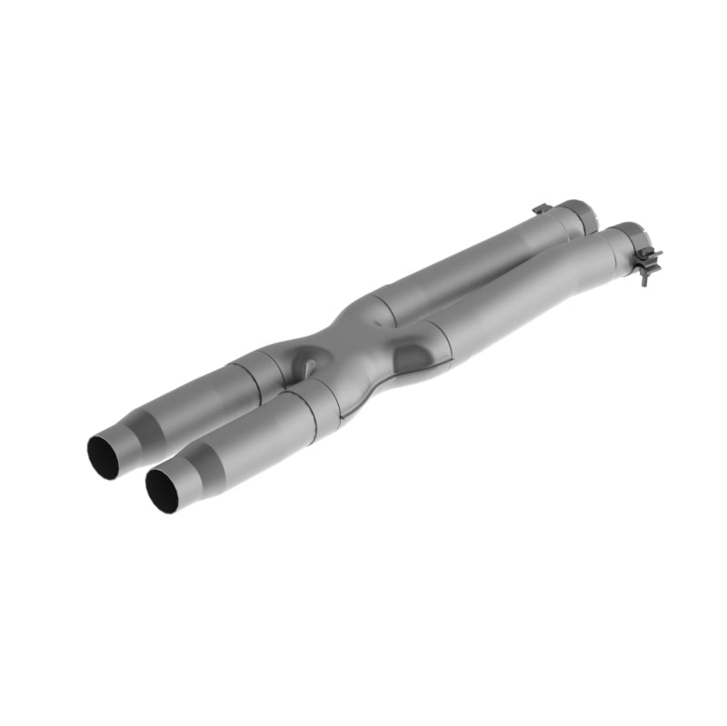 MBRP S7215409 16-19 Ford Mustang GT350 3in Resonator Delete X-Pipe - T409