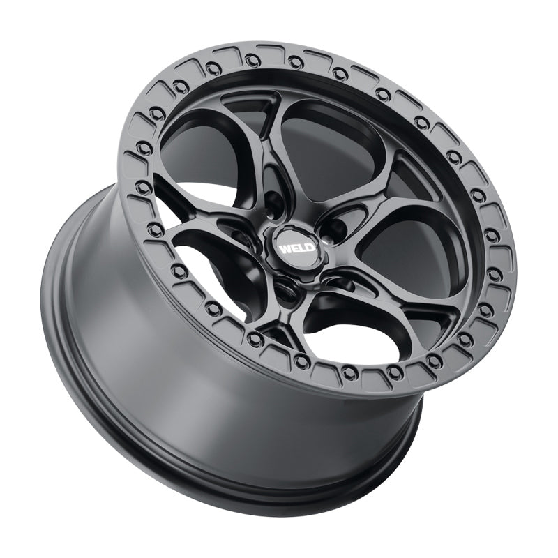 Weld W10879075450 Off-Road W108 17X9.0 Ledge 5X127 ET-12 BS4.50 Satin Black 71.5