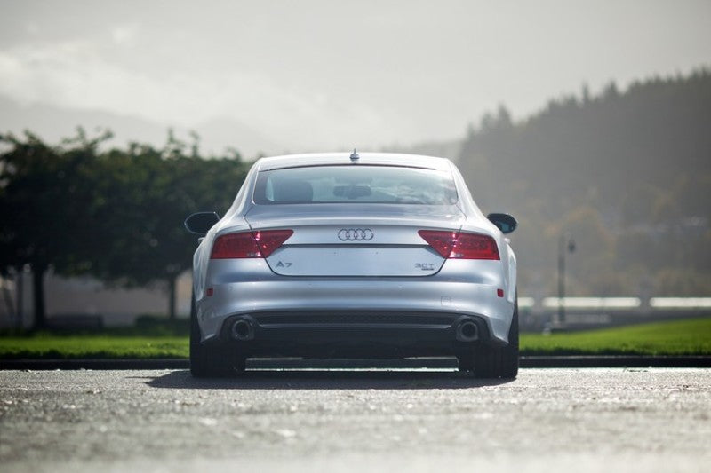 AWE Tuning 3015-33064 Audi C7 A7 3.0T Touring Edition Exhaust - Dual Outlet Diamond Black Tips