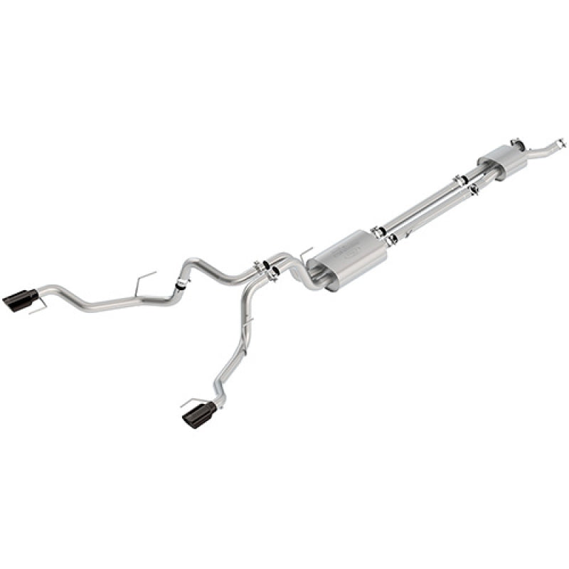 Ford Racing M-5200-F15RTB 2017 Ford Raptor 3.5L Touring Cat-Back Exhaust System w/ Black Tips (No Drop Ship)