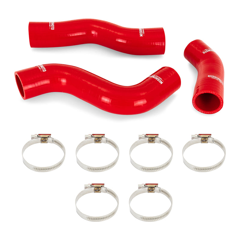 Mishimoto MMHOSE-LCR-92RD 92-97 Land Cruiser 4.5L I6 Silicone Radiator Hose Kit - Red