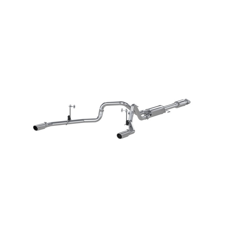 MBRP S5258409 2015 Ford F-150 5.0L 3in Cat Back Dual Split Rear Exit T409 Exhaust System