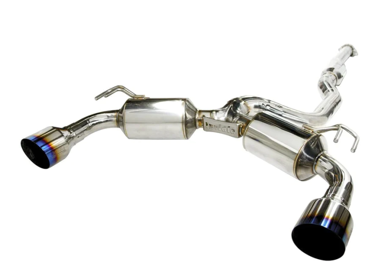 Invidia HS09MEXGD1ST 2009+ Mitsubishi Evo X Dual N1 Titanium Tip Cat-back Exhaust