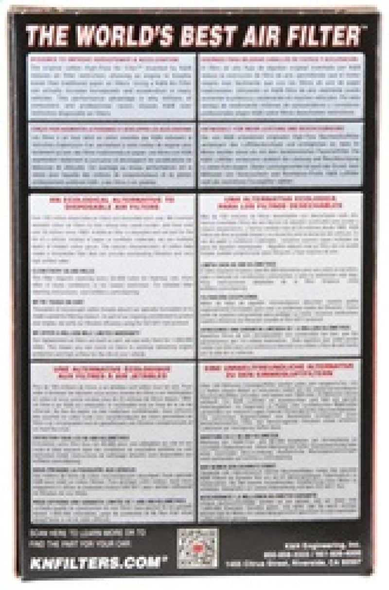K&N Engineering RX-4140 K&N Universal X-Stream Clamp-On Round Air Filter 3.531in Flg ID/4in OD/5.969in H
