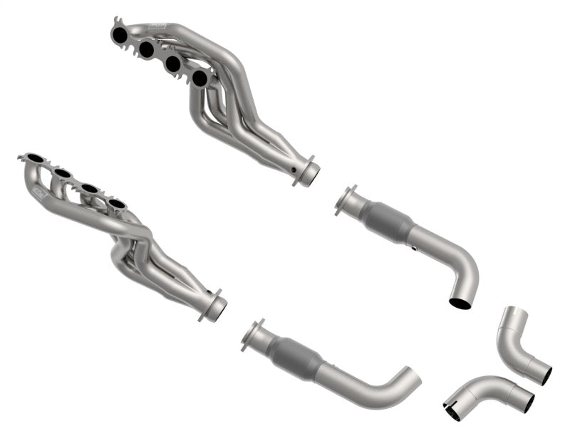 Kooks Headers 1156H630 Kooks 2020 Mustang GT500 5.2L 2in x 3in SS Headers w/GREEN Catted Connection Pipe