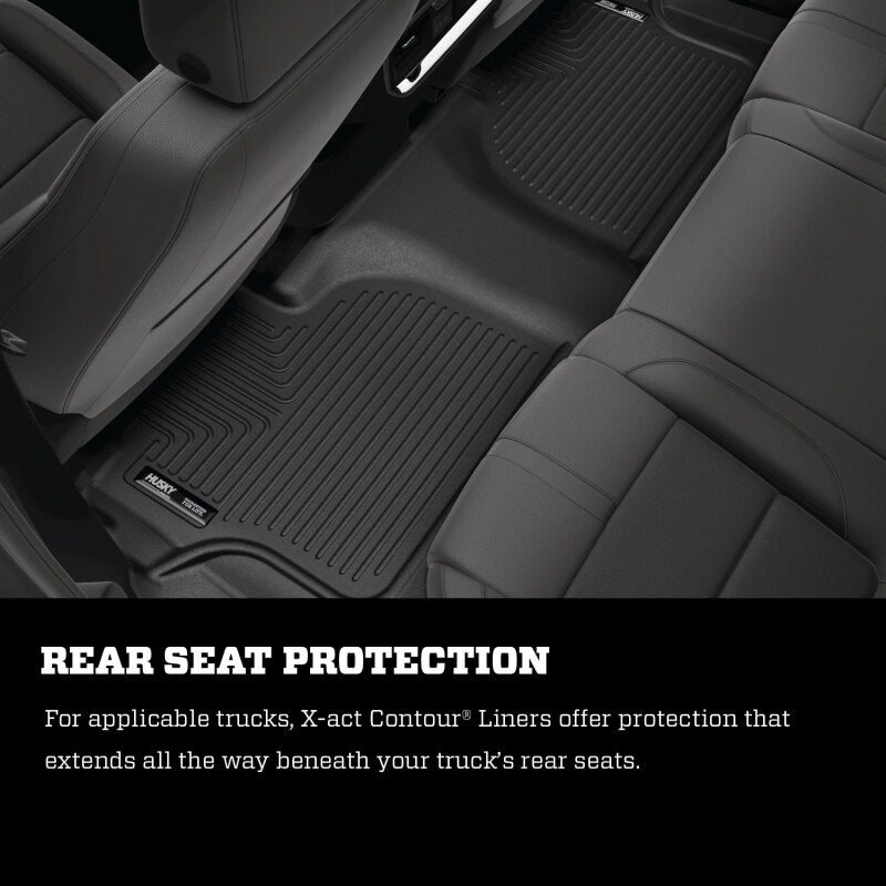 Husky Liners 52041 2017 Chrysler Pacifica X-Act Contour Black Floor Liners