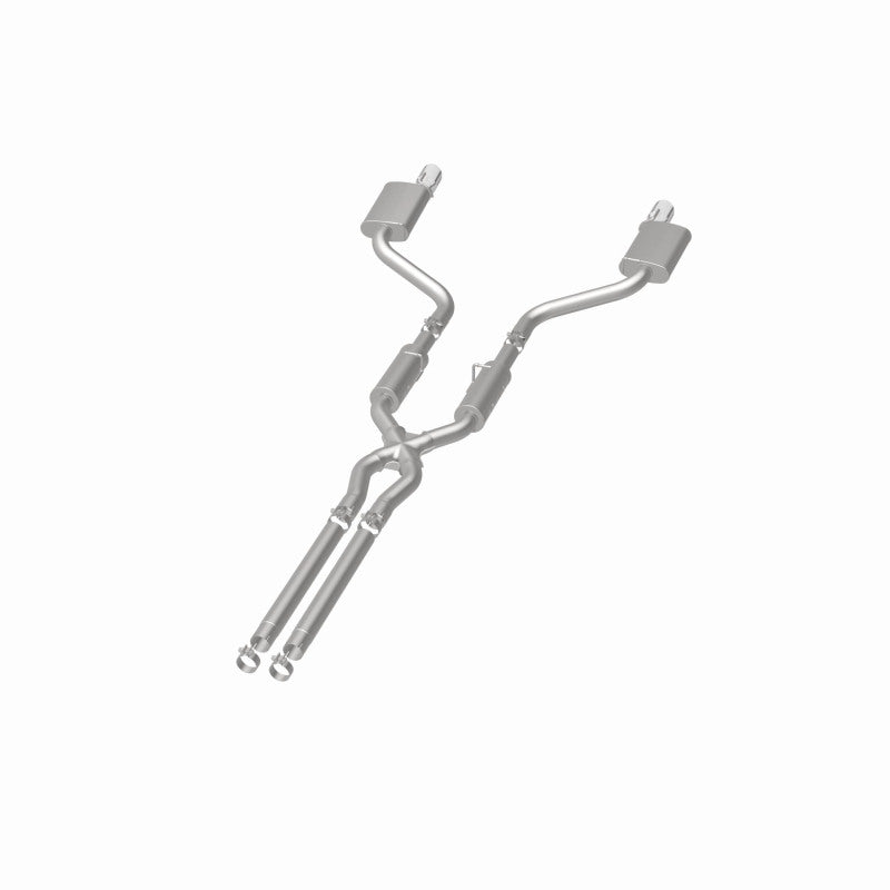 Magnaflow 15494 MagnaFlow 11-12 Dodge Charger SRT-8 Hemi Dual Split Rear Exit Stainless Cat-Back Performance Exhaust