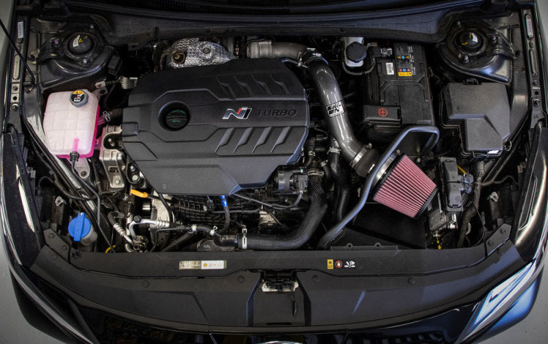 K&N Engineering 69-5329TC K&N 2022 Hyundai Elantra N 2.0L L4 Silver Typhoon Intake