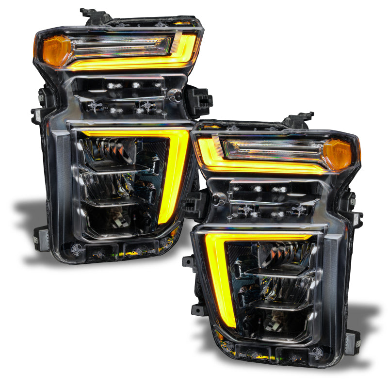 ORACLE Lighting 1452-330 Oracle 20-21 Chevy Silverado HD 2500/3500 RGB+W Headlight DRL Upgrade Kit - ColorSHIFT SEE WARRANTY