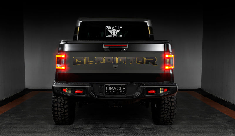 ORACLE Lighting 5882-504-T Oracle 2020+ Jeep Gladiator JT Flush Mount LED Tail Lights - Tinted Lens SEE WARRANTY