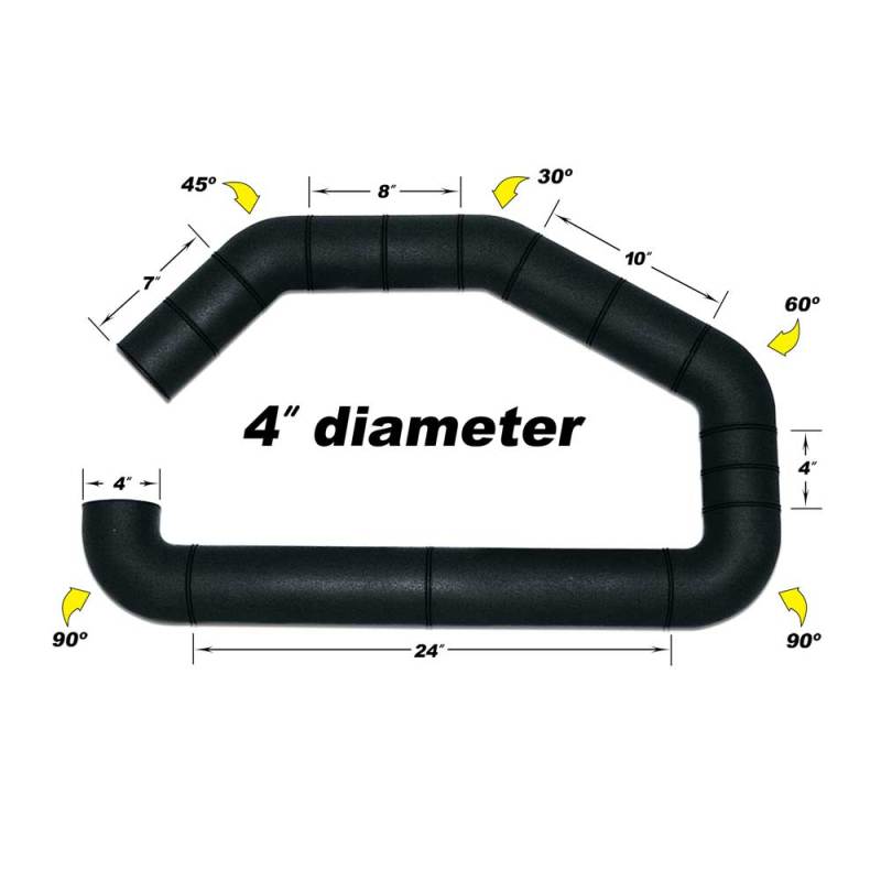Airaid 100-400 U-Build-It - 4in Intake Tube