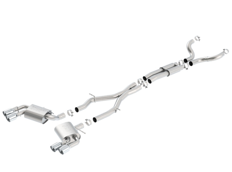 Borla 140687 16-17 Camaro SS 6.2L Dual Tip Dual Split Rear Exit Dual Mode Catback Exhaust (NPP)