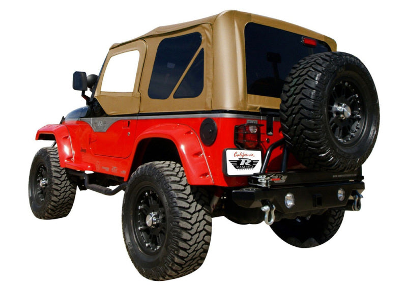 Rampage 912917 1997-2006 Jeep Wrangler(TJ) OEM Replacement Top - Spice Denim