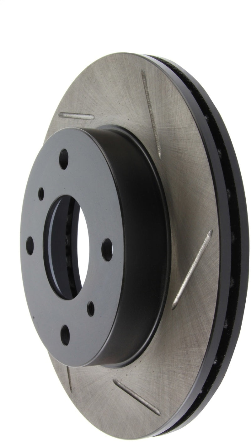 Stoptech 126.42040SL StopTech Power Slot Slotted 89-1/94 240SX w/o ABS / 2/94-6/96 240SX 4 Lug Front Left Rotor