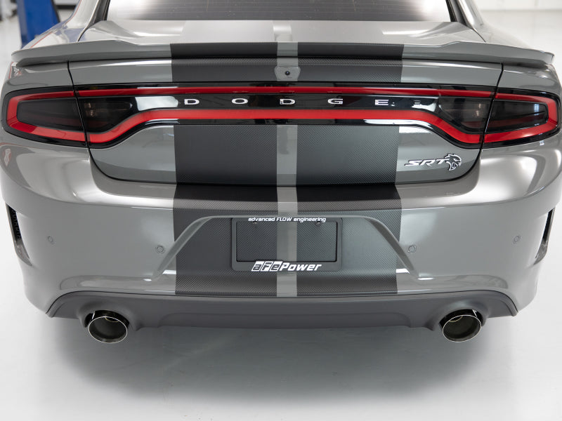 aFe 49C32068-P MACH Force-XP 4-1/2in Polished OE Replacement Exhaust Tips - 15-19 Dodge Charger/Hellcat