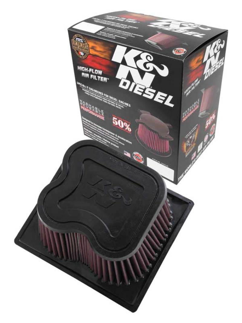 K&N Engineering E-0787 K&N 10-11 Dodge RAM 2500/3500/4500/5500 6.7L L6 Diesel Replacement Air Filter